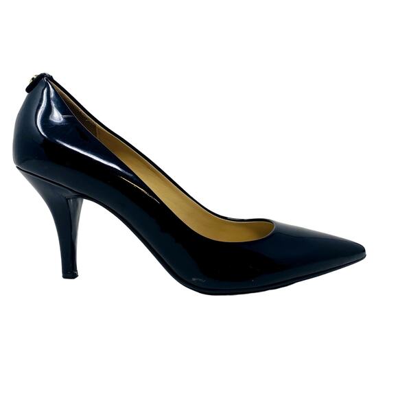 Michael Kors Patent Leather Pumps 4" Heel Black Formal Career Classy - 9.5 - Picture 1 of 5